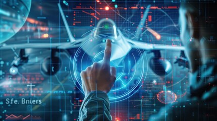 New generation fighter aircraft, innovative concept technology.