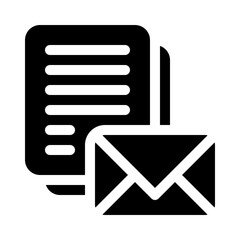 email glyph icon