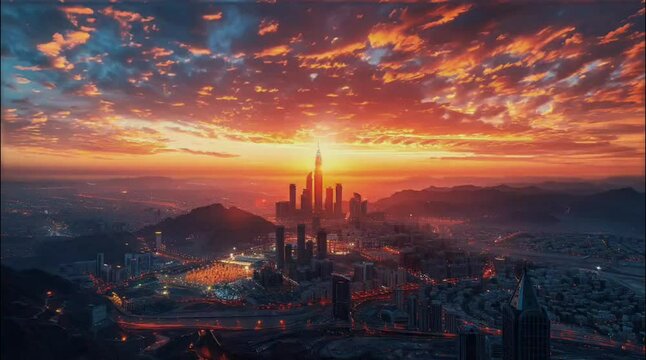 view of the city of riyadh saudi arabia