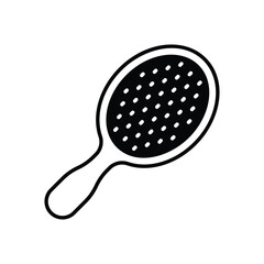 Hair Brush vector icon