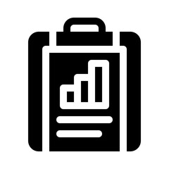 business report glyph icon