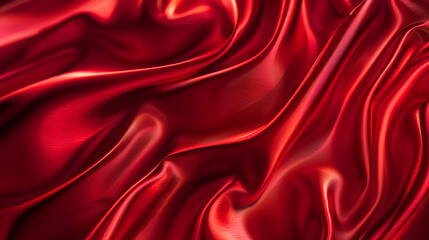 Obraz premium red satin background