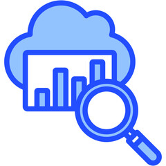 Cloud Analytics Icon