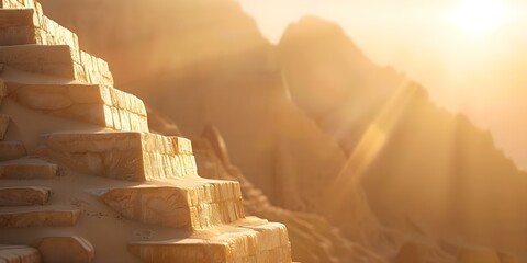 Photorealistic goldenhour depiction of Tower of Babel from ancient Babylonian myth. Concept Fantasy Art, Tower of Babel, Golden Hour, Babylonian Mythology, Photorealistic Art