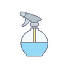 Water Spray Bottle vector icon