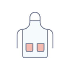 Obraz premium Apron vector icon