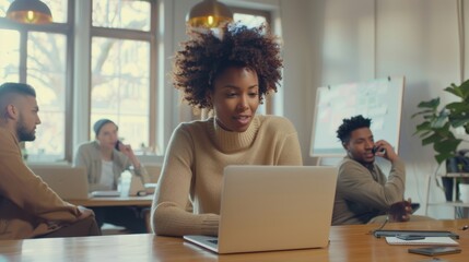 The business team meeting