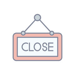 Closed vector icon