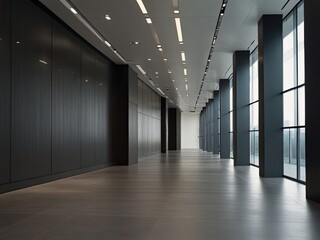 Mordern office with sunlight for background usage interior.