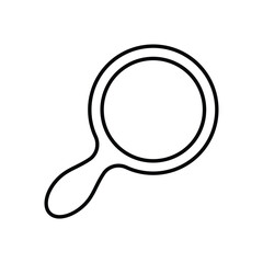 Hand Mirror vector icon