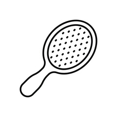 Hair Brush vector icon