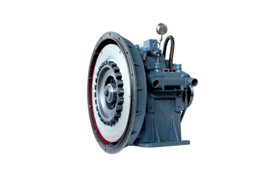 The gearbox, HYDRAULIC CLUTCH HCL250F, is used on boats to provide smooth and precise control