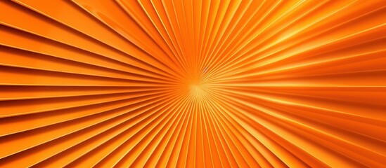 Abstract Orange Radial Pattern