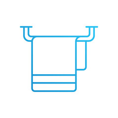 Towel vector icon