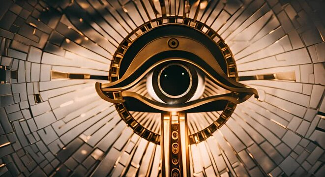 Egyptian eye of horus.