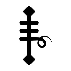 A handy solid icon of fermentation symbol 