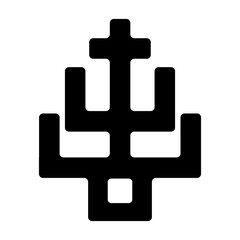 An editable solid icon showing som onyankopon