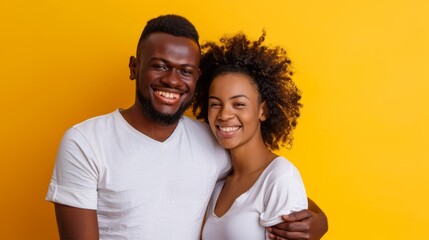 Obraz premium The Smiling Happy Couple