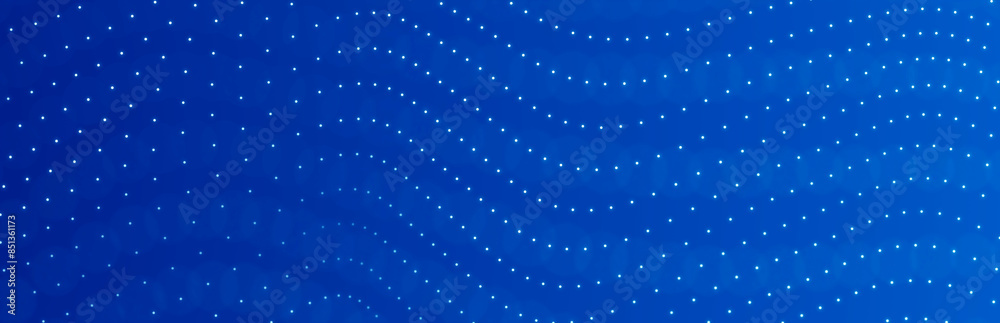 Poster big data stream. digital wave with many points. technology or science banner. 3d rendering.
