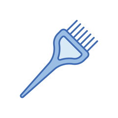 Hair Dye Brush vector icon