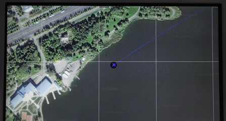 Multimedia system with navigation map.