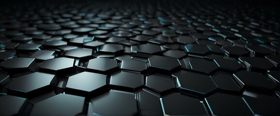 Naklejka premium A black and blue patterned surface