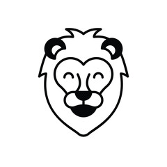 Lion vector icon