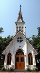 Obraz premium Exterior Architecture of the Christian Church