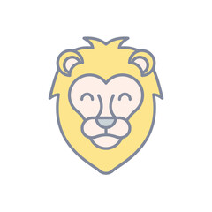 Lion vector icon