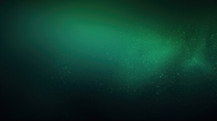 Fototapeta premium Gradient green sparkling background as wallpaper illustration