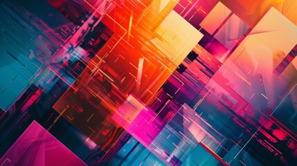 Dynamic and colorful digital patterns inspired by technology, perfect for modern designs