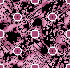 Vibrant floral illustrations features intricate designs with bold, colorful patterns, perfect for various creative projects. Ideal for textiles, stationery, wallpapers, and digital media etc.