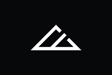 letter A arrow icon logo, letter A triangle logo, letter A pyramid logo, letter C triangle pyramid logo