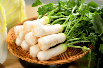 Kimchi Fresh and Healthy Ingredients.