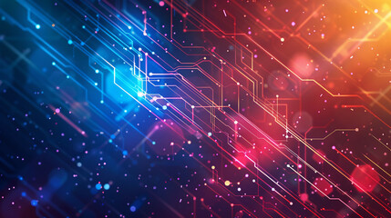 Obraz premium world futuristic hight tech corporate business technology background