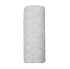 Paper towel roll, on white background