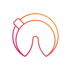 Fortune Cookie vector icon