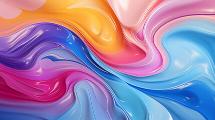 Obraz premium Background with vibrant colors. Abstract colorful background. futuristic background with wavy seamless pattern texture