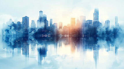 Obraz premium world futuristic hight tech corporate business technology background