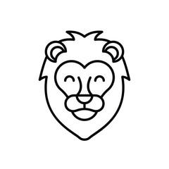 Lion vector icon