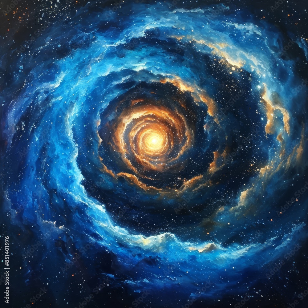 Canvas Prints galactic nebula vortex