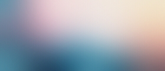 Obraz premium Abstract Gradient Background with Soft Pastel Colors for Modern Design and Creative Projects, blurred noise and grainy texture