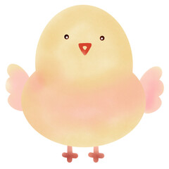 Cute Rooster Chicken Eating Worm Cartoon Vector Icon Illustration. Animal Nature Icon Concept Isolated Premium Vector. Flat Cartoon Style