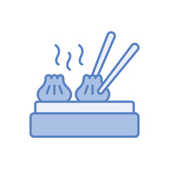 Dumpling vector icon