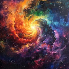 Nebula's Spectrum of Stellar Fusion