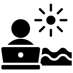 Digital Nomad Icon