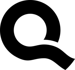 Letter Q in 3d illustration