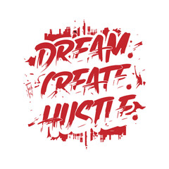 Motivational typography T-shirt design