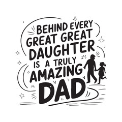 Happy fathers day typography tshirt design template, fathers day typography design