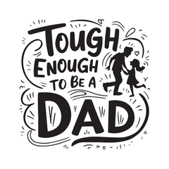 Happy fathers day typography tshirt design template, fathers day typography design